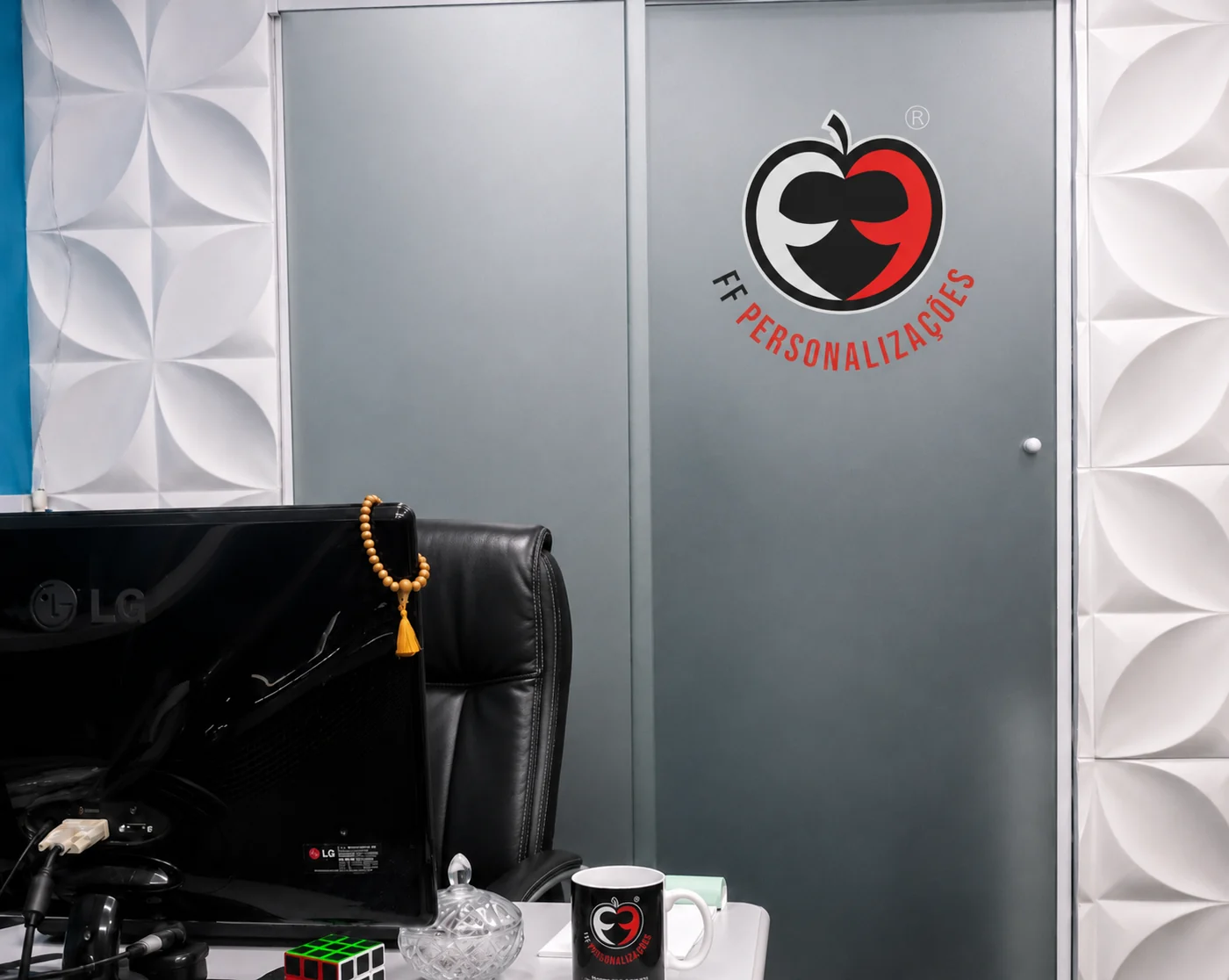 Espaço de atendimento da FF Personalizações