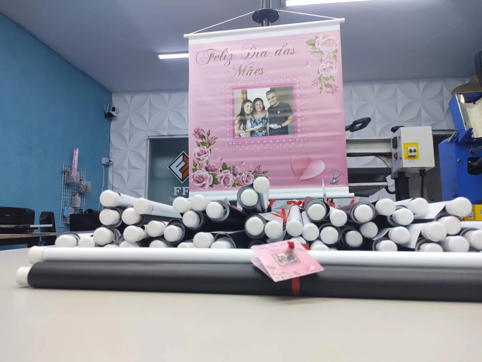 Segundo registro original do banner personalizado para evento