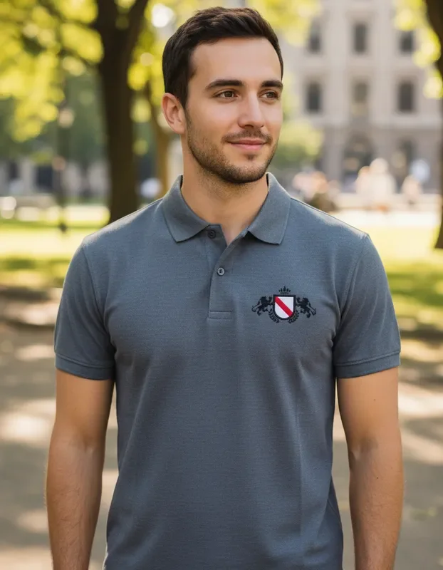 Camiseta preta personalizada com logotipo